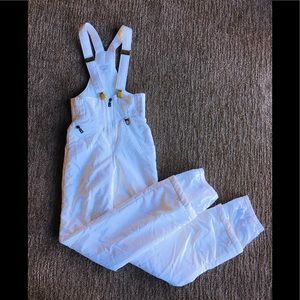 Price Firm Bogner Pure White Skii Suit Vintage 6L